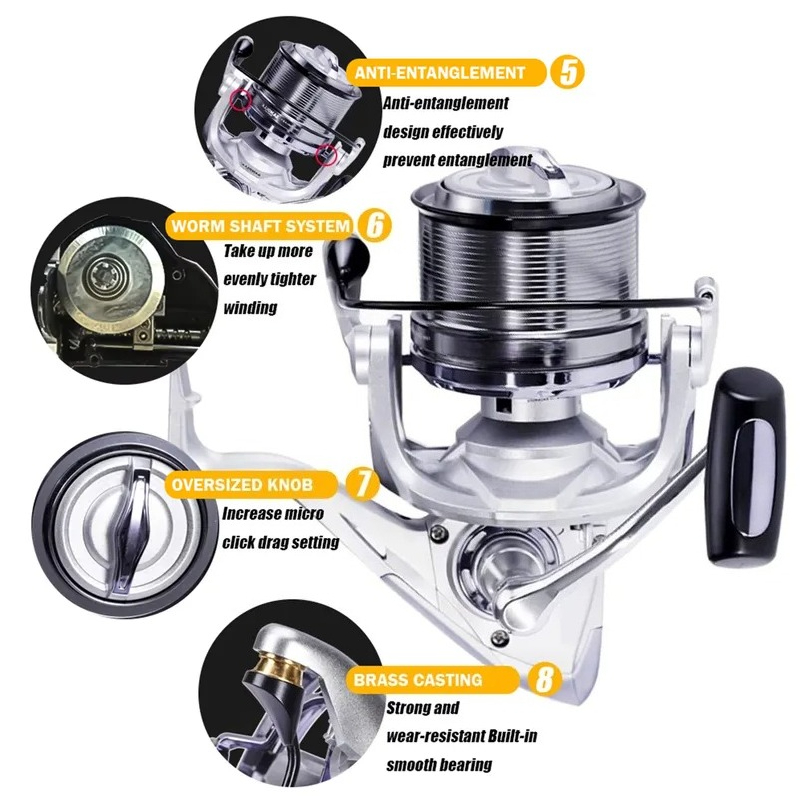 High Speed Spinning Fishing Re - đánh giá và giá Surf Reel