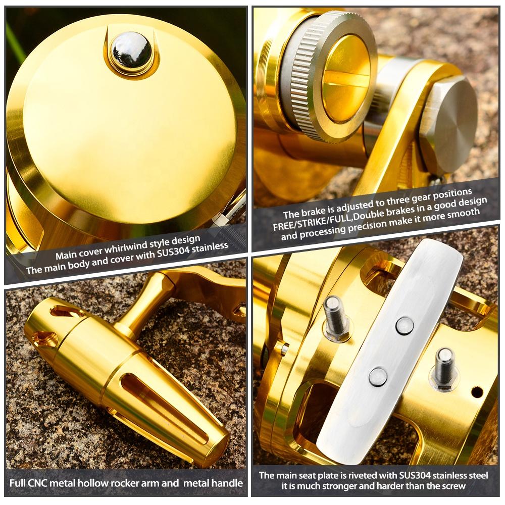 PRO BEROS Trolling Reel 5.7:1  - đánh giá và giá Reel Handle