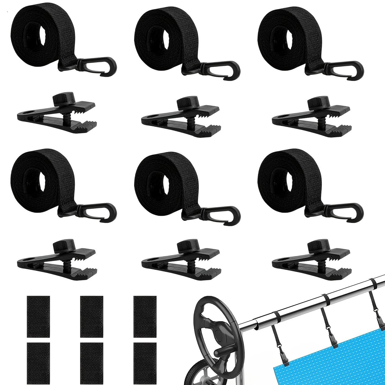18 Pcs Solar Cover Reel Instal - đánh giá và giá Reel Cover
