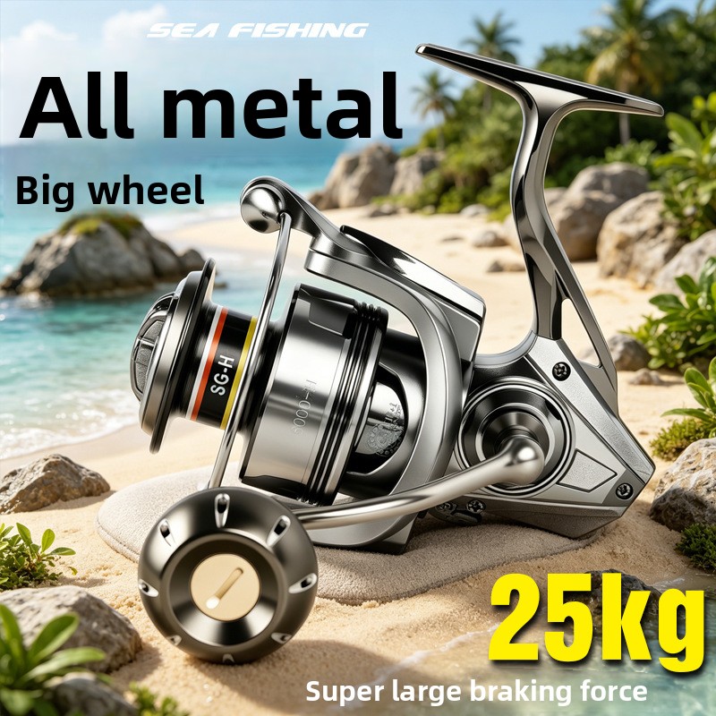 Premium full metal spinning re - đánh giá và giá Surf Reel
