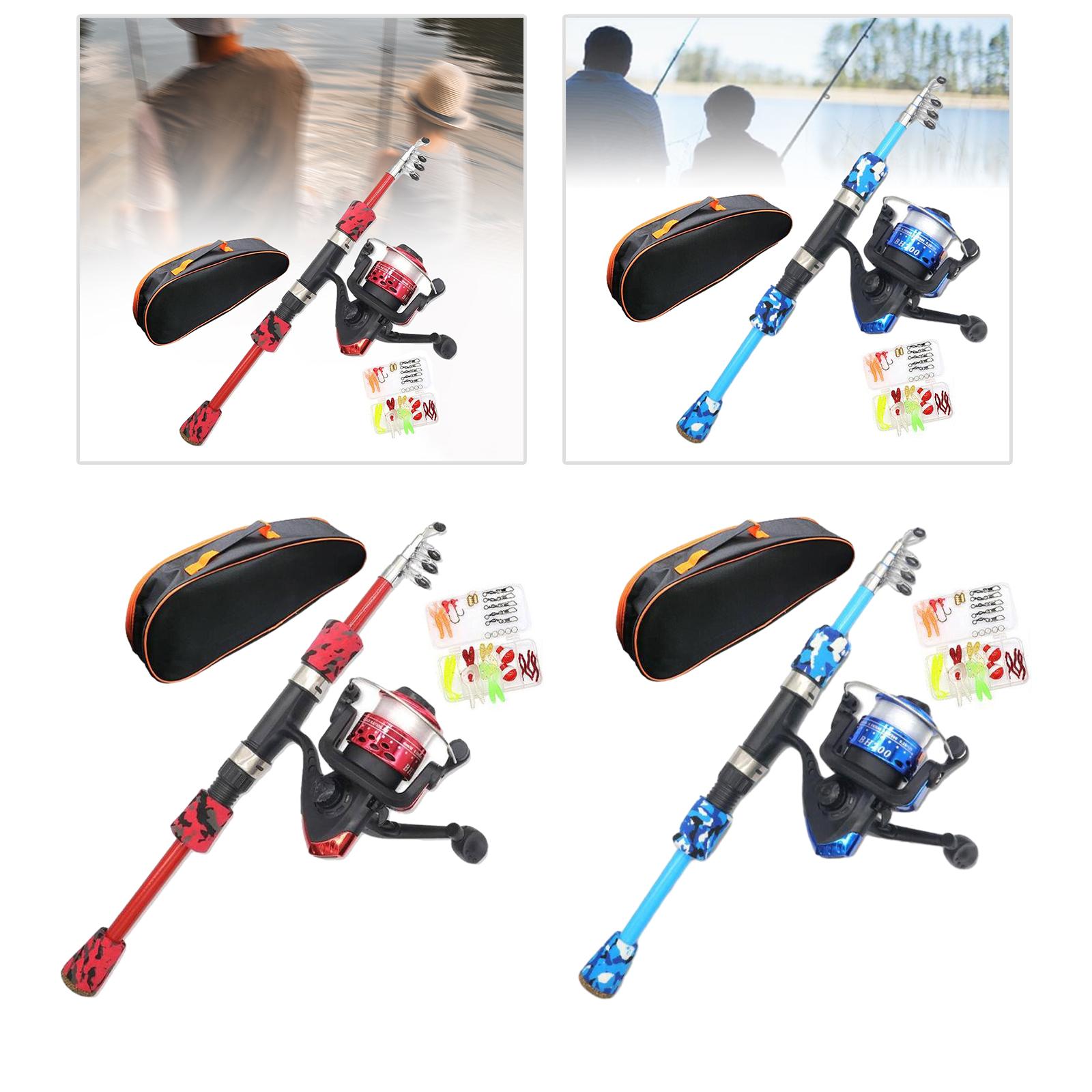 Kids Fishing Rod Set EVA Handl - đánh giá và giá Reel Bag