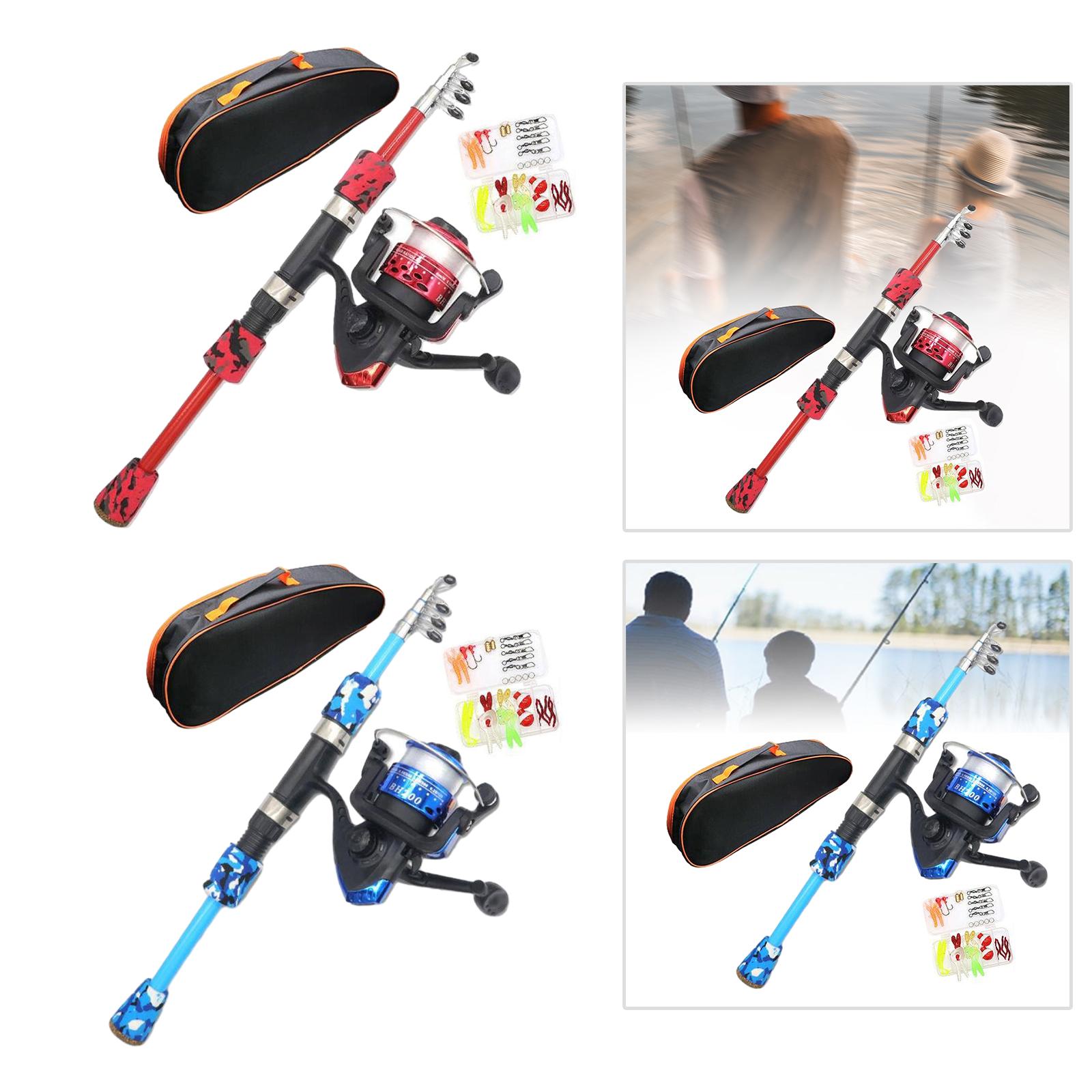Kids Fishing Rod Set EVA Handl - đánh giá và giá Reel Bag