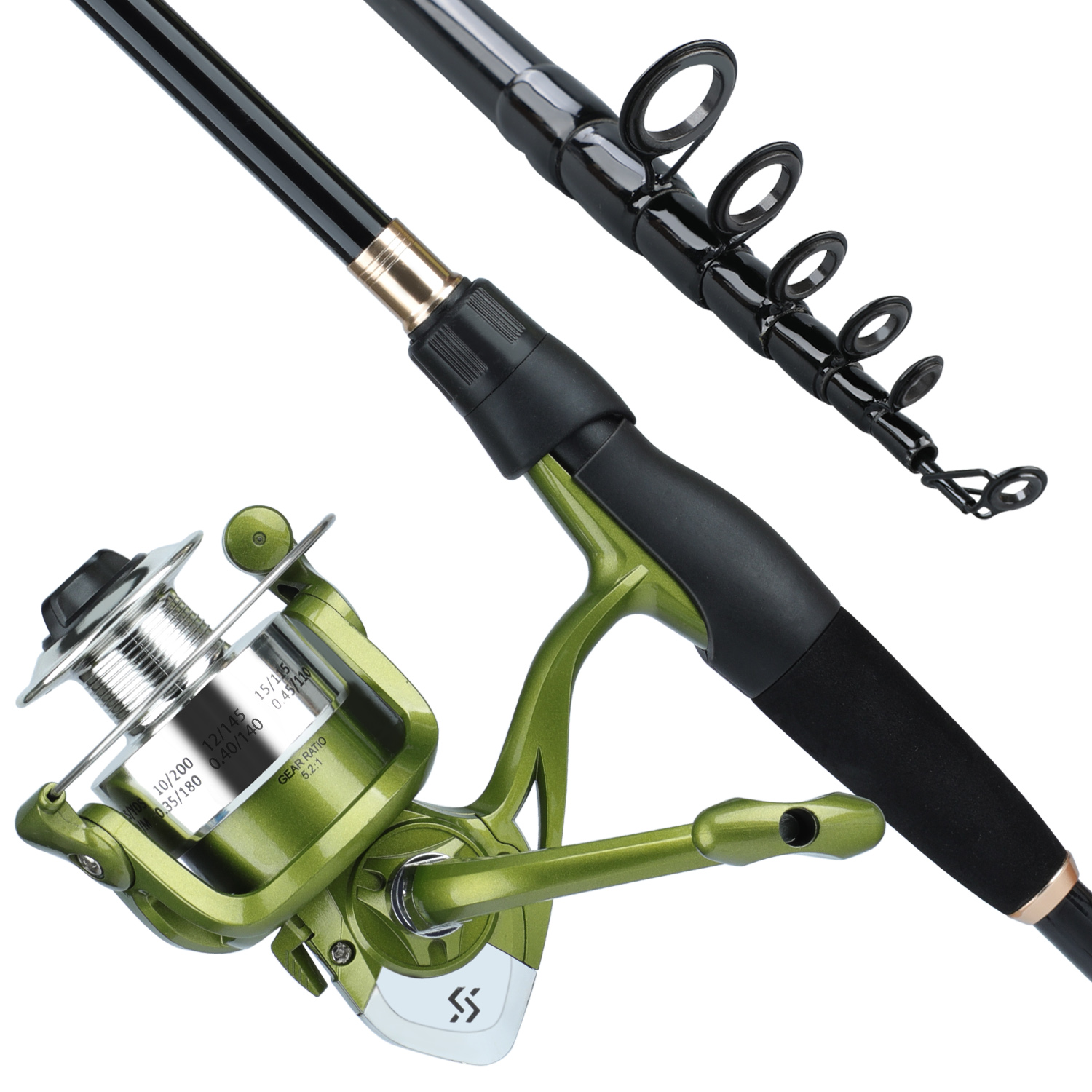 Sougayilang Telescopic Fishing - đánh giá và giá Spincast Reel