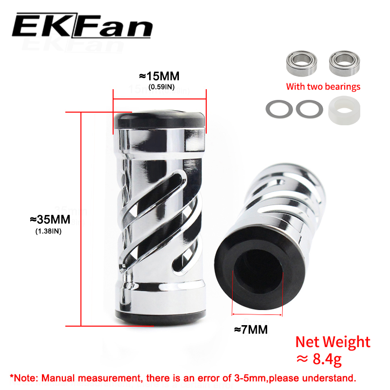 EKFan Aluminum Alloy Spinning  - đánh giá và giá Reel Handle