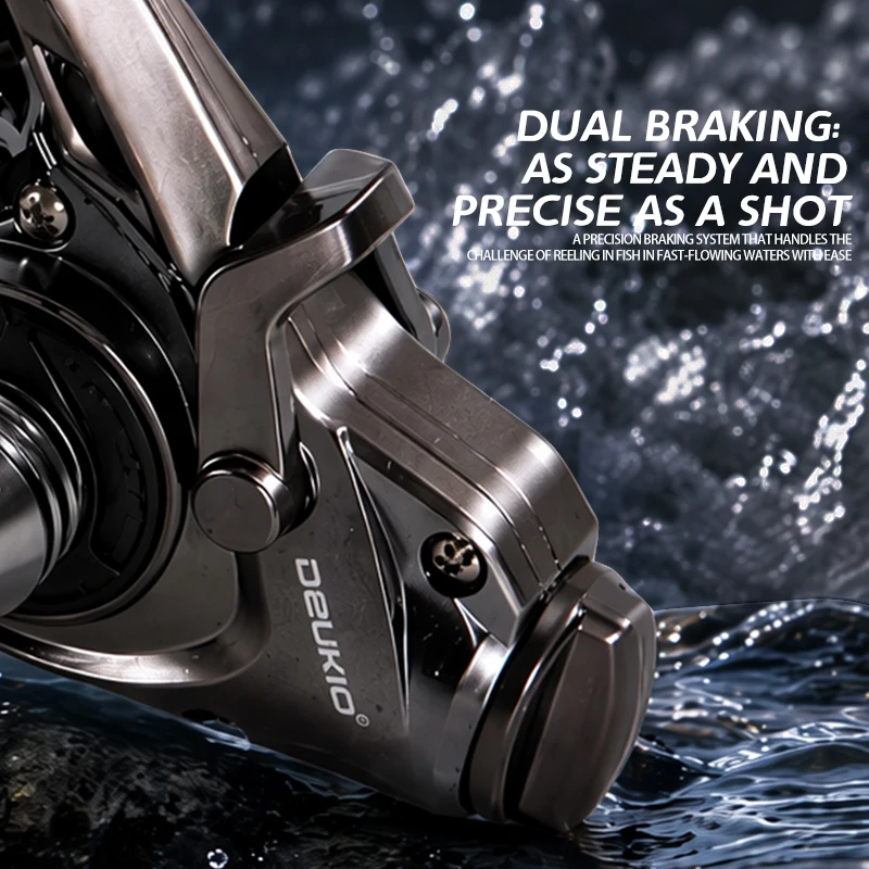 DEUKIO Mini Double Brake Desig - đánh giá và giá Ice Fishing Reel